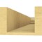 Ekena Millwork 6in. W x 4in. H x 36in. L Moab Woodgrain TimberThane Rafter Tail, Primed Tan RFTUR06X04X36MOARCPR - alternate 6